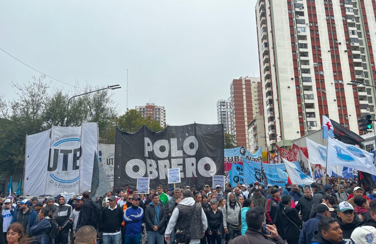 La marcha de movimientos sociales y la causa contra Pettovello