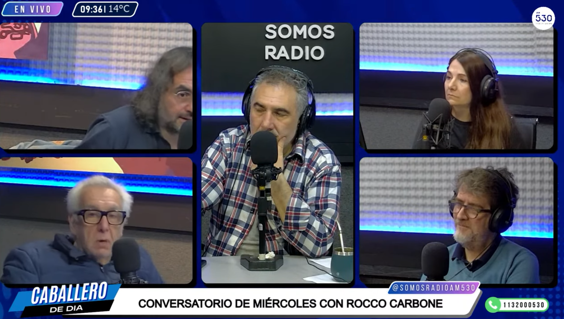 Conversatorio de miércoles: Caballero, Cittadini, Flor Ibáñez, Rinconet y Rocco Carbone