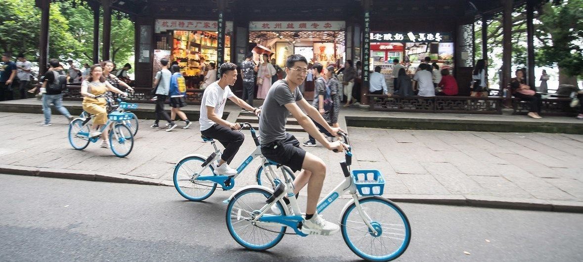 La revancha de la bicicleta en China