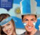 Hay gorro, bandera y vincha