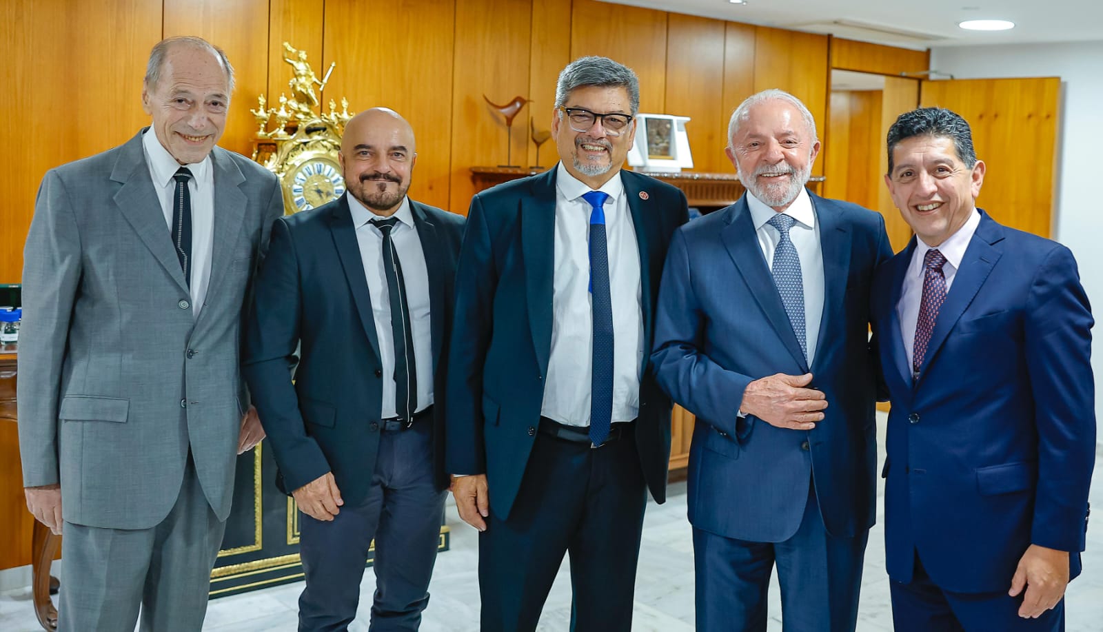 Siguiendo la línea de Francisco: Magistrados de COPAJU se reunieron con Lula da Silva