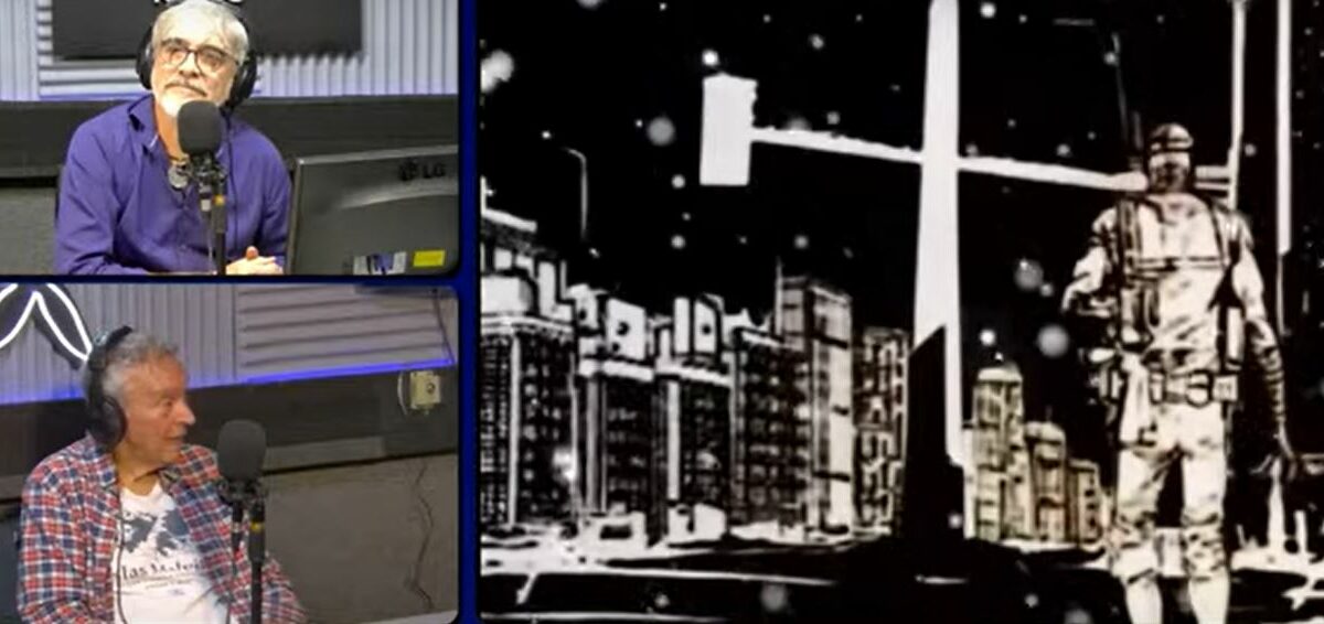 Martín García y su entrevista a Oesterheld, autor de El Eternauta
