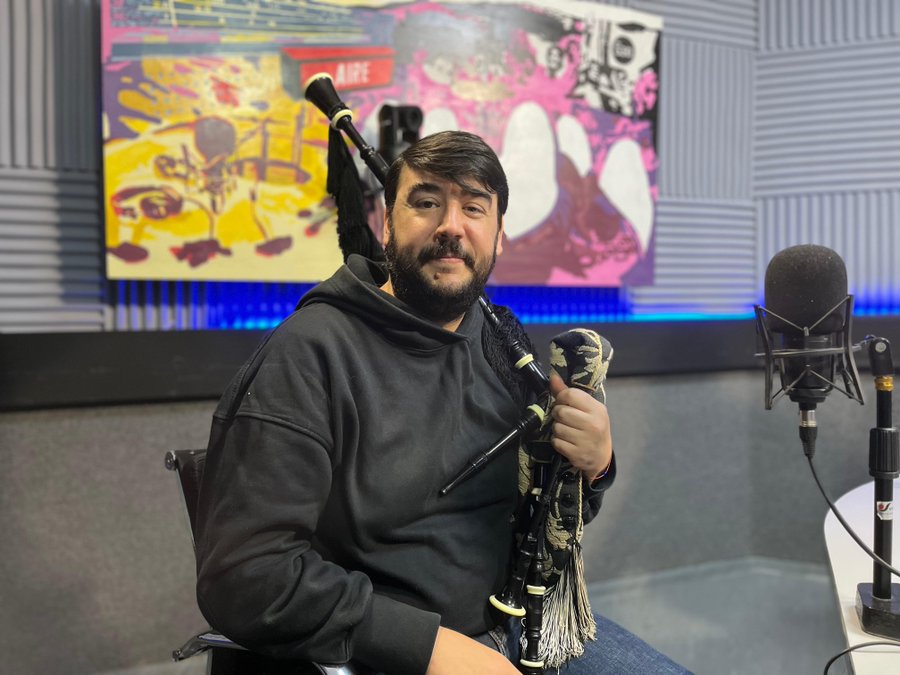 «Con la gaita busco la unión de la música argentina y europea»