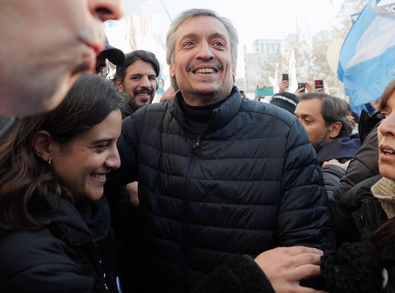Máximo Kirchner: «Gracias en nombre de Néstor»