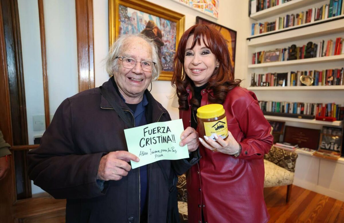 Adolfo Pérez Esquivel visitó a Cristina Kirchner: “La vi fuerte”