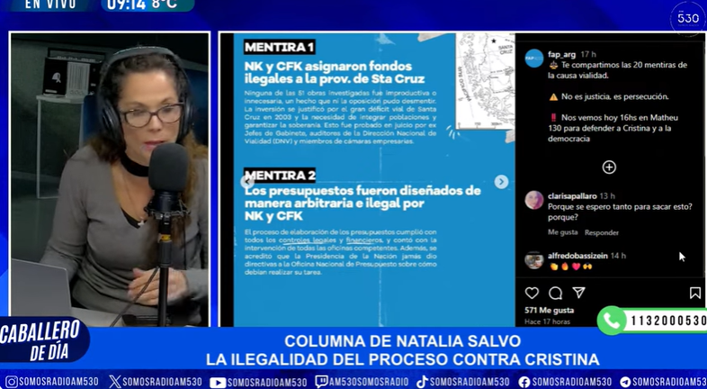 Las 20 mentiras de la Causa Vialidad contra CFK