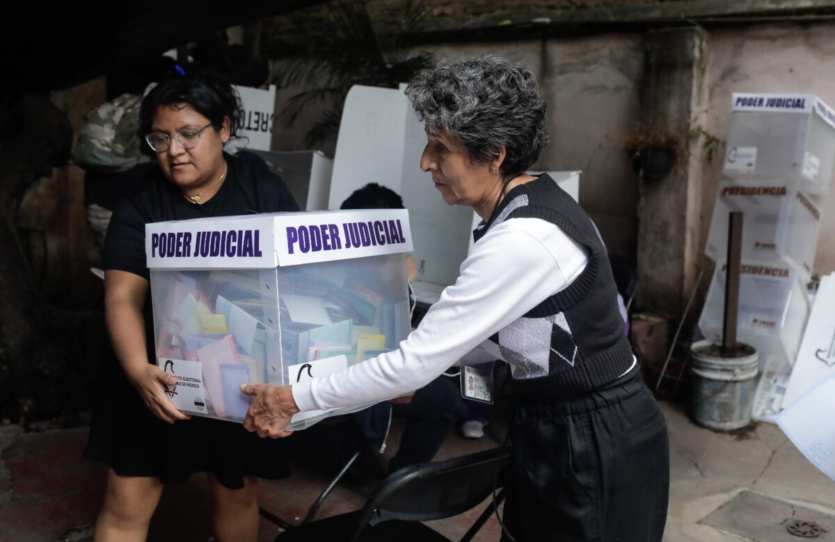 “Es la primera vez que se eligen jueces en México”