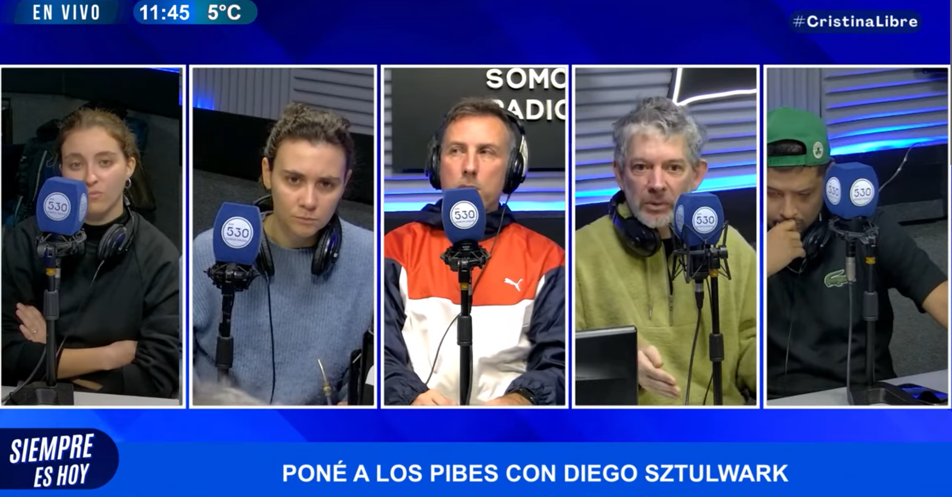 Poné a los pibes en Siempre es hoy