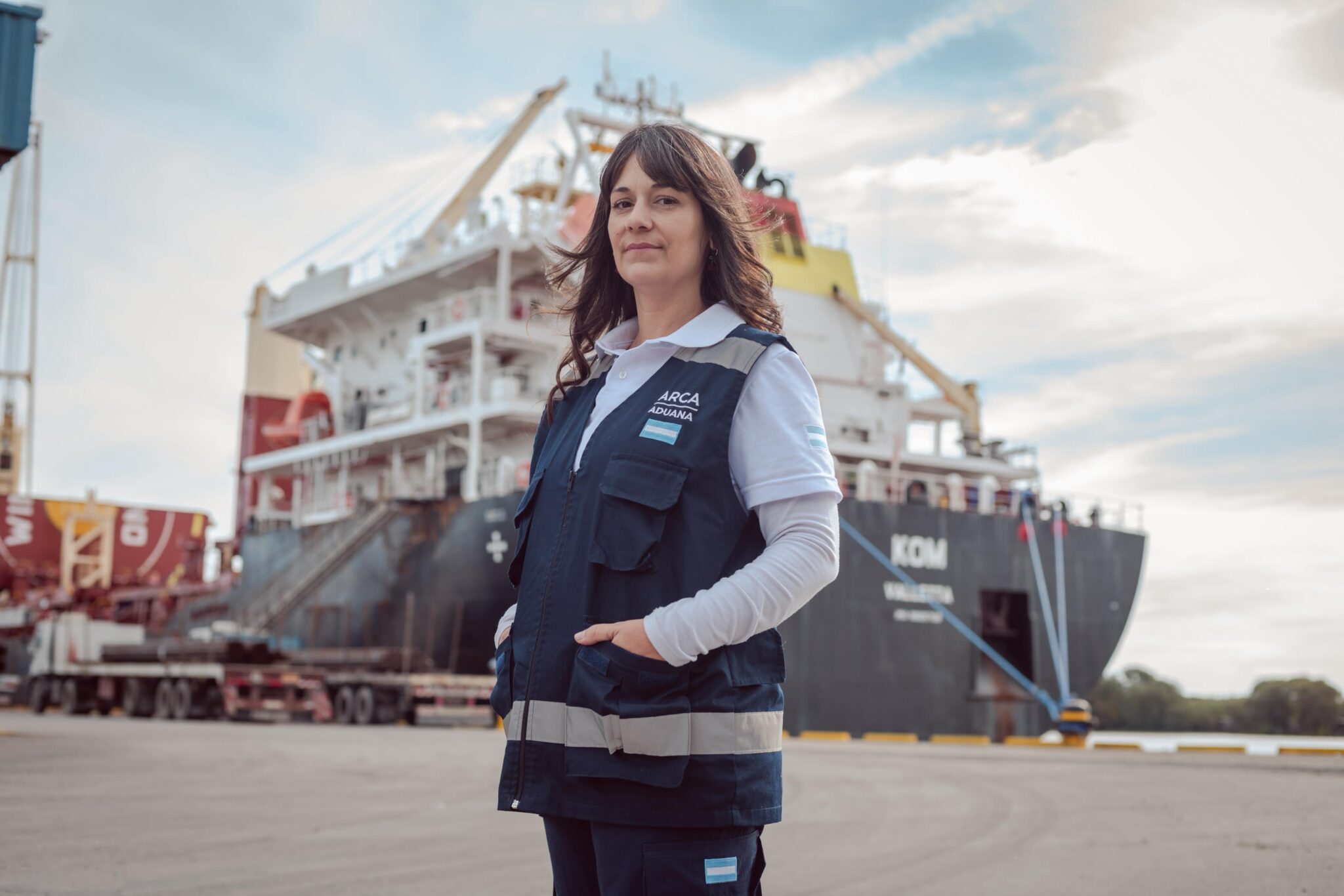 «Si gano sería la primera mujer secretaria gremial de aduana del mundo»