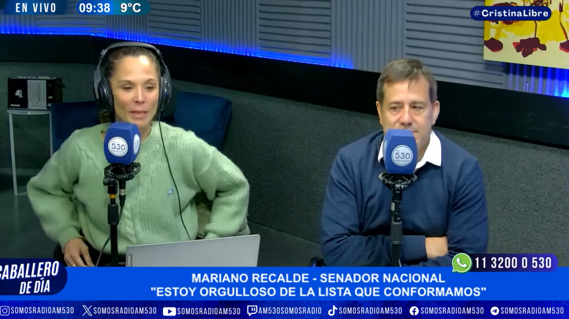 Recalde: “Más que cómo termina Milei, me preocupa cómo terminan los argentinos”