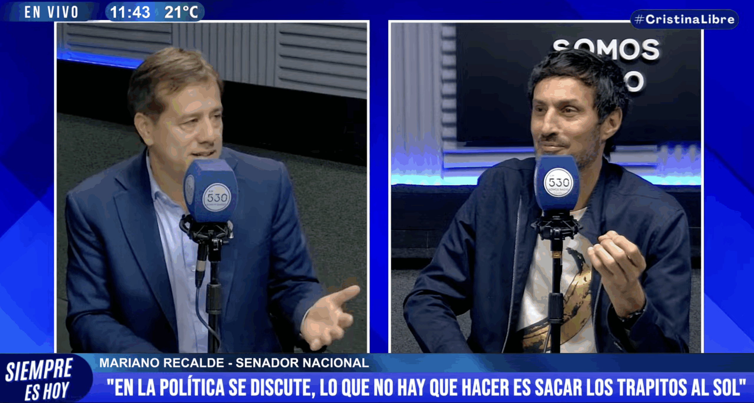 «El peronismo cada vez que discute sale más fortalecido»