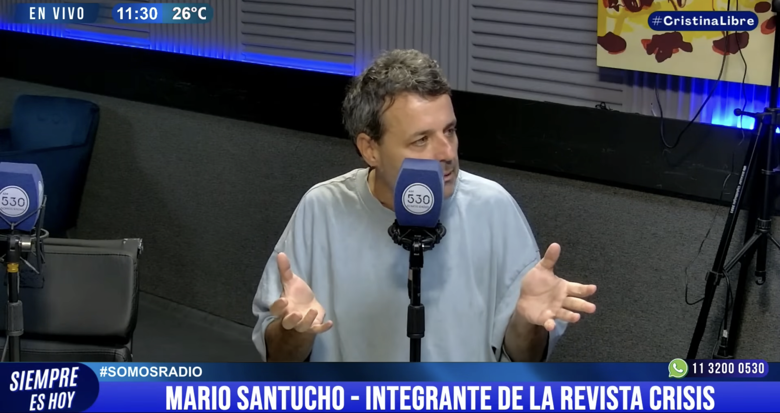 Mario Santucho: «Hoy está en cuestión el ciclo democrático iniciado en el 83»