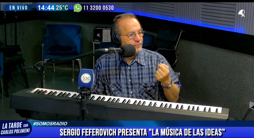 Sergio Feferovich presenta «La música de las ideas»