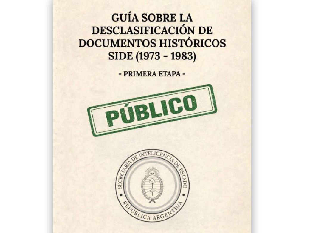 «La desclasificación de documentos de la SIDE es parcial y arbitraria»