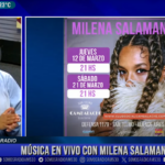 Milena Salamanca en La Tarde Con Carlos Polimeni