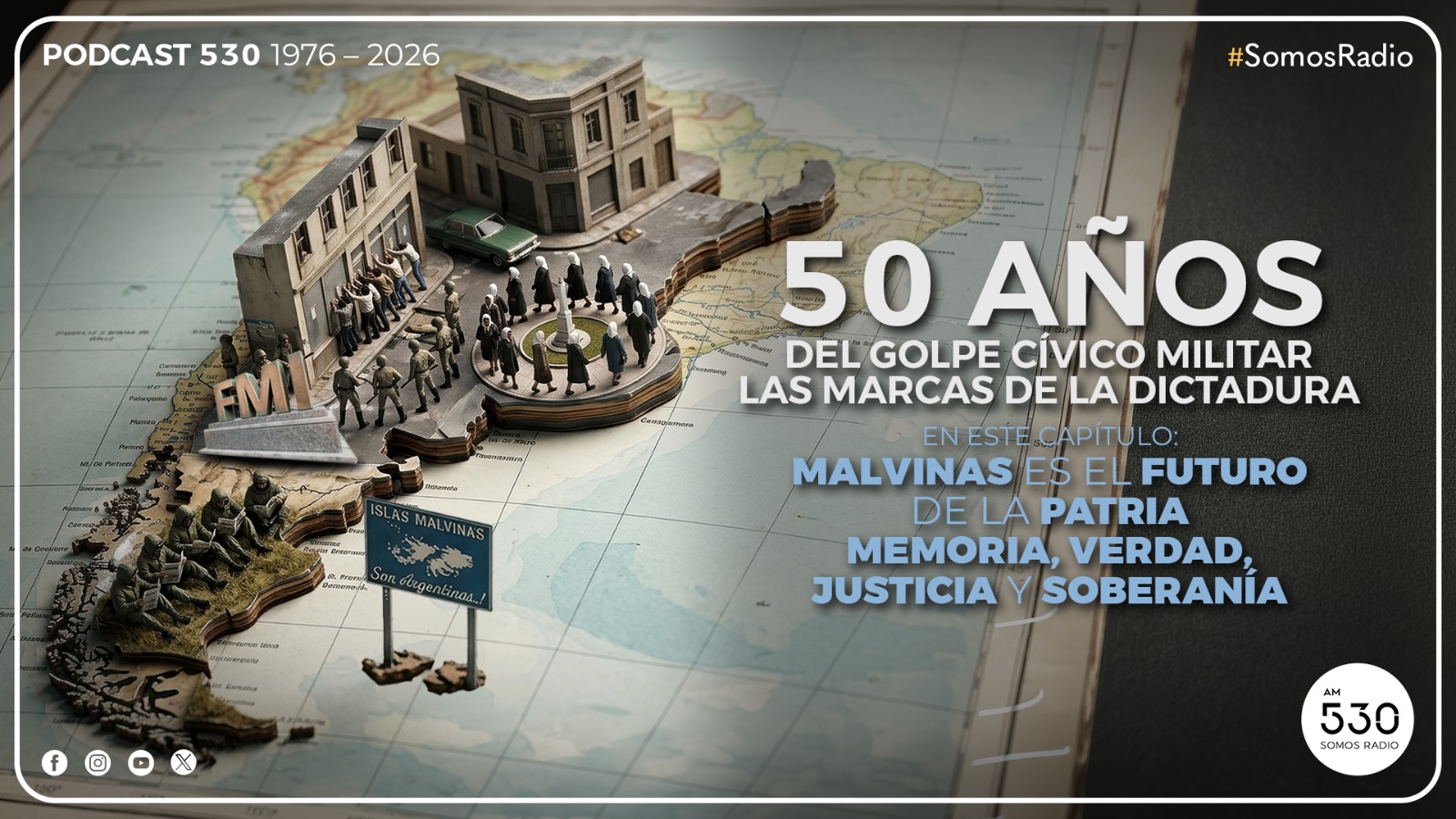 Malvinas es el futuro de la Patria, un podcast para recordar que no hay soberanía sin memoria