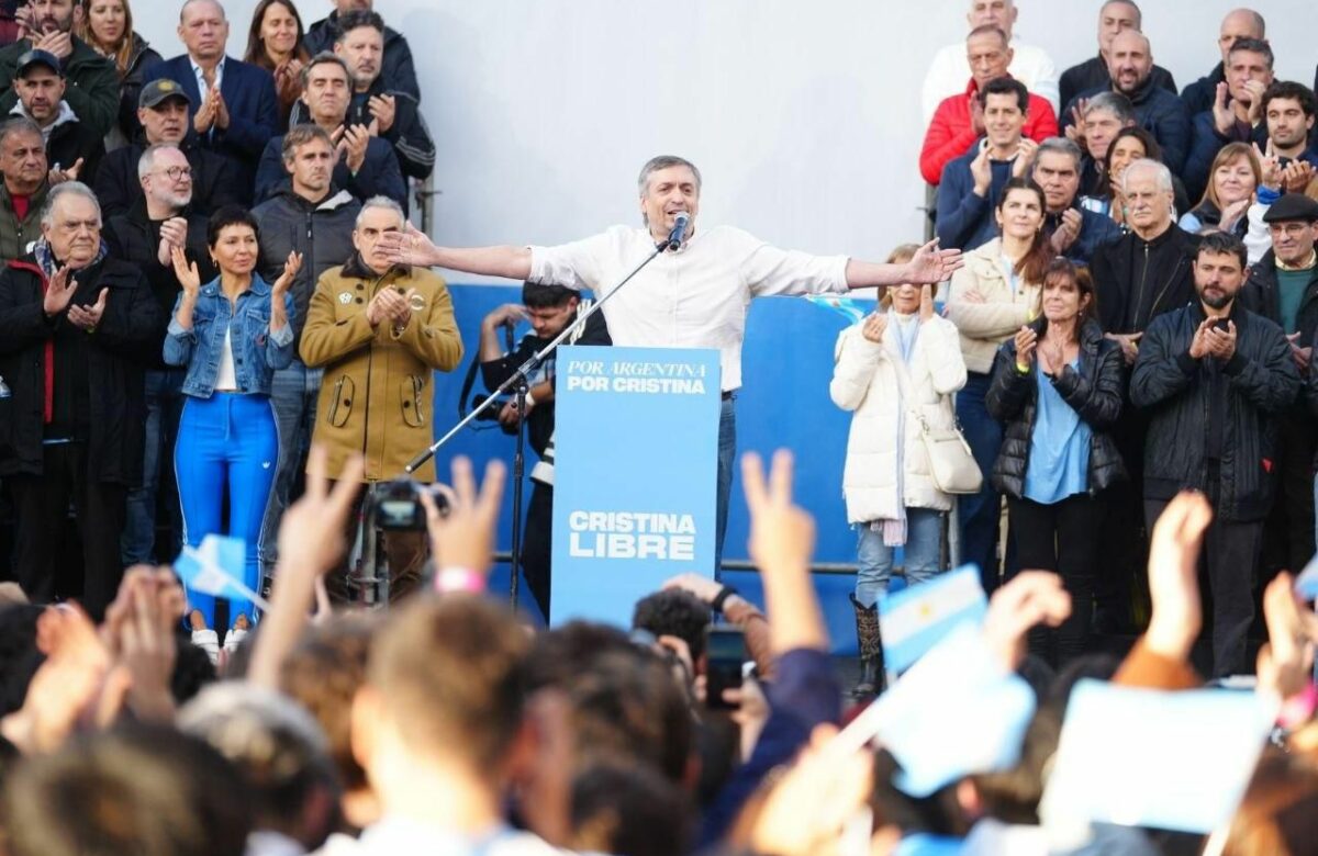 Máximo: “Queremos a Cristina de candidata y no a candidatos por default”