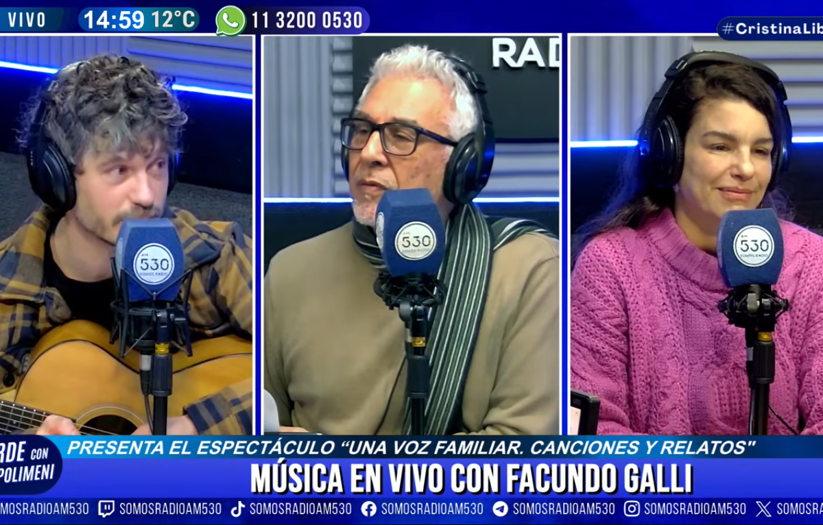 Facundo Galli en La Tarde Con Carlos Polimeni
