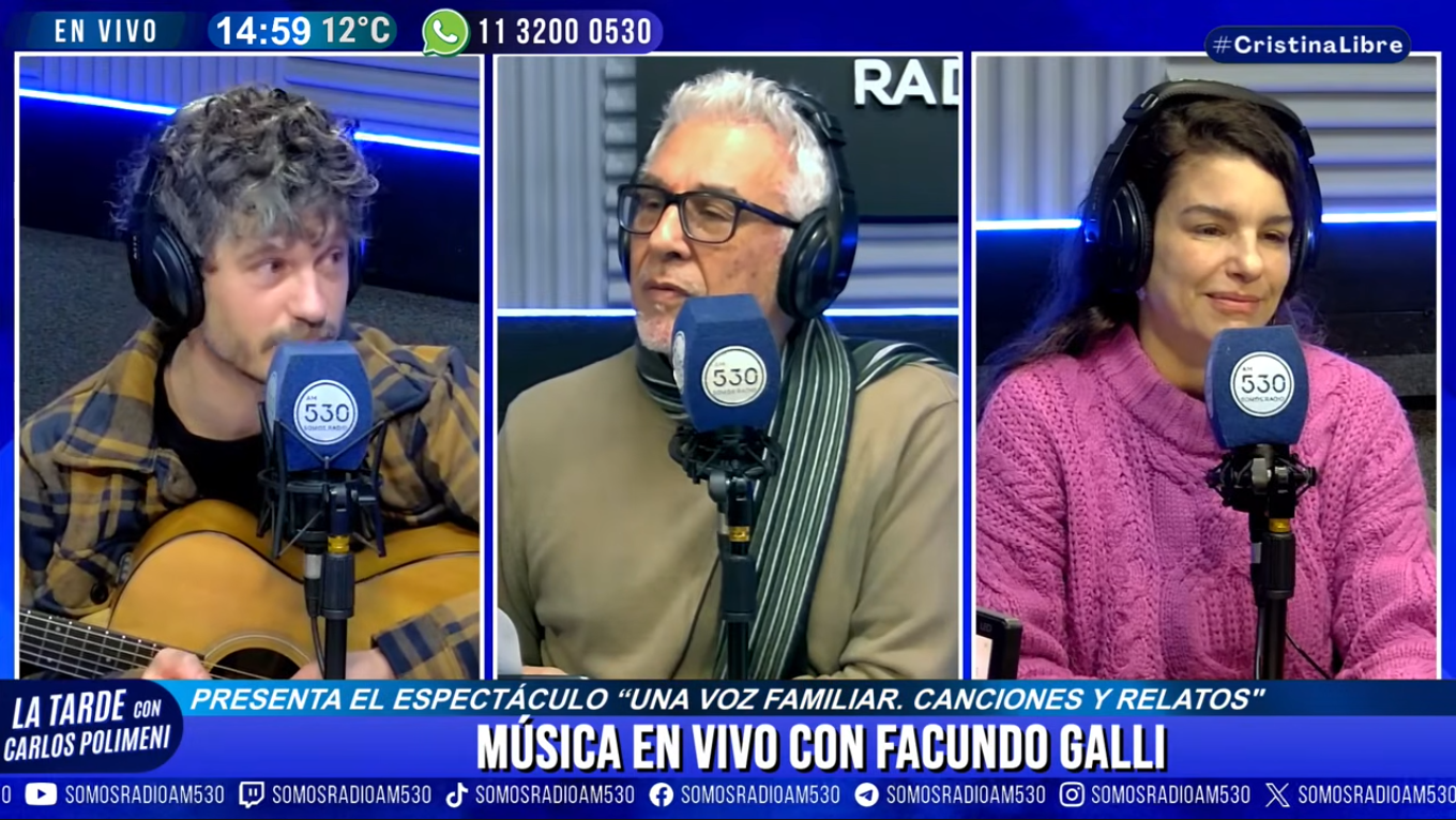 Facundo Galli en La Tarde Con Carlos Polimeni