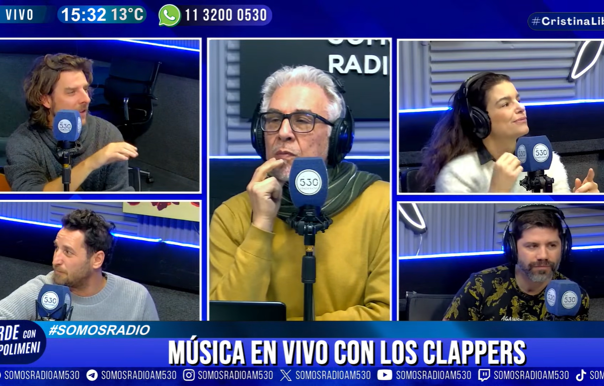 Los Clappers en La Tarde Con Carlos Polimeni