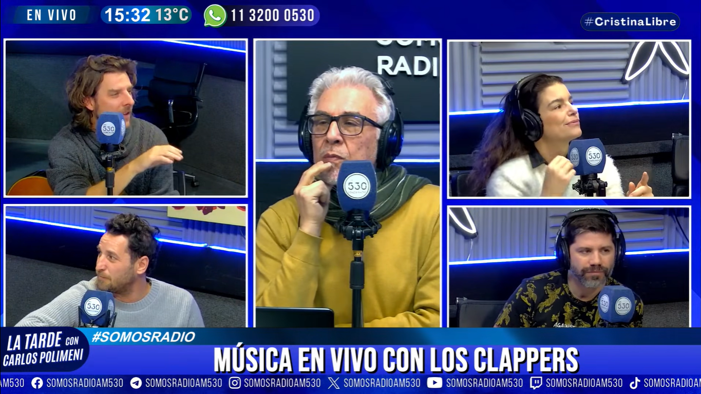 Los Clappers en La Tarde Con Carlos Polimeni
