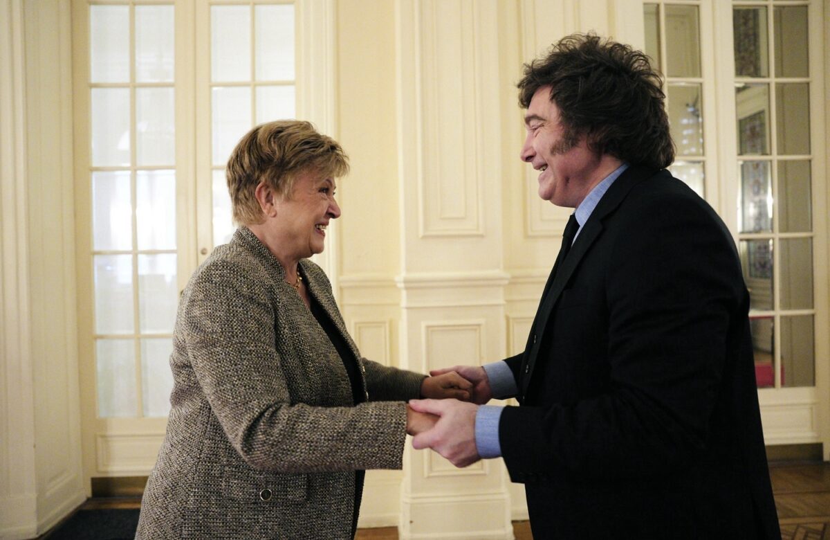 Milei recibió a Kristalina Georgieva