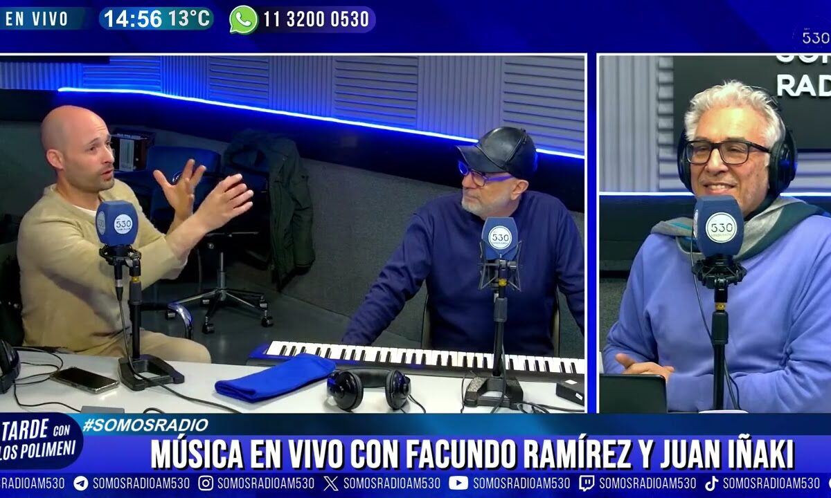 Facundo Ramírez y Juan Iñaki en La Tarde Con Carlos Polimeni