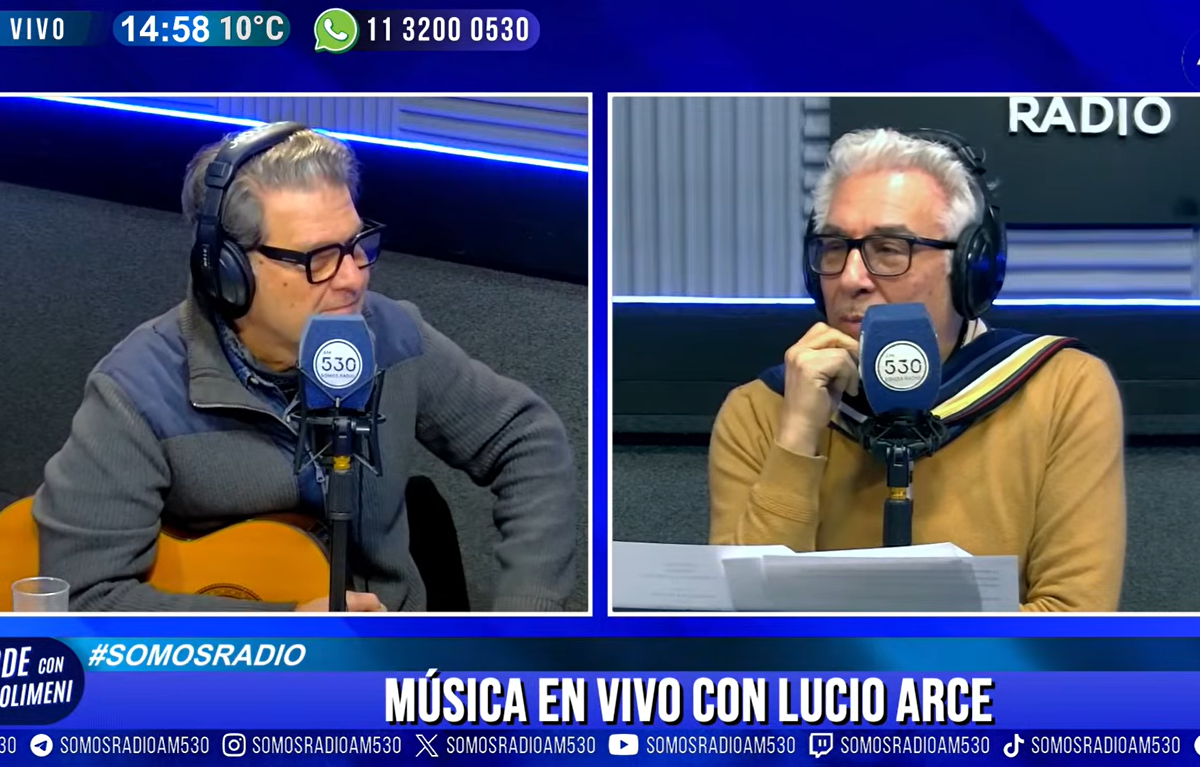 Lucio Arce en La Tarde Con Carlos Polimeni
