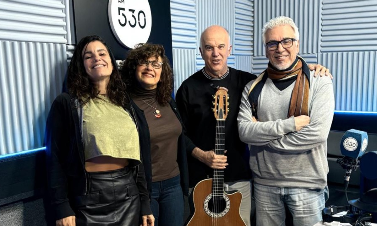 Esteban Morgado y Lorena Astudillo en La Tarde Con Carlos Polimeni