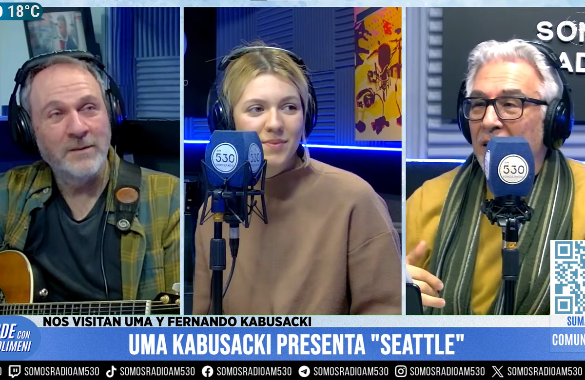 Uma y Fernando Kabusacki en La Tarde Con Carlos Polimeni