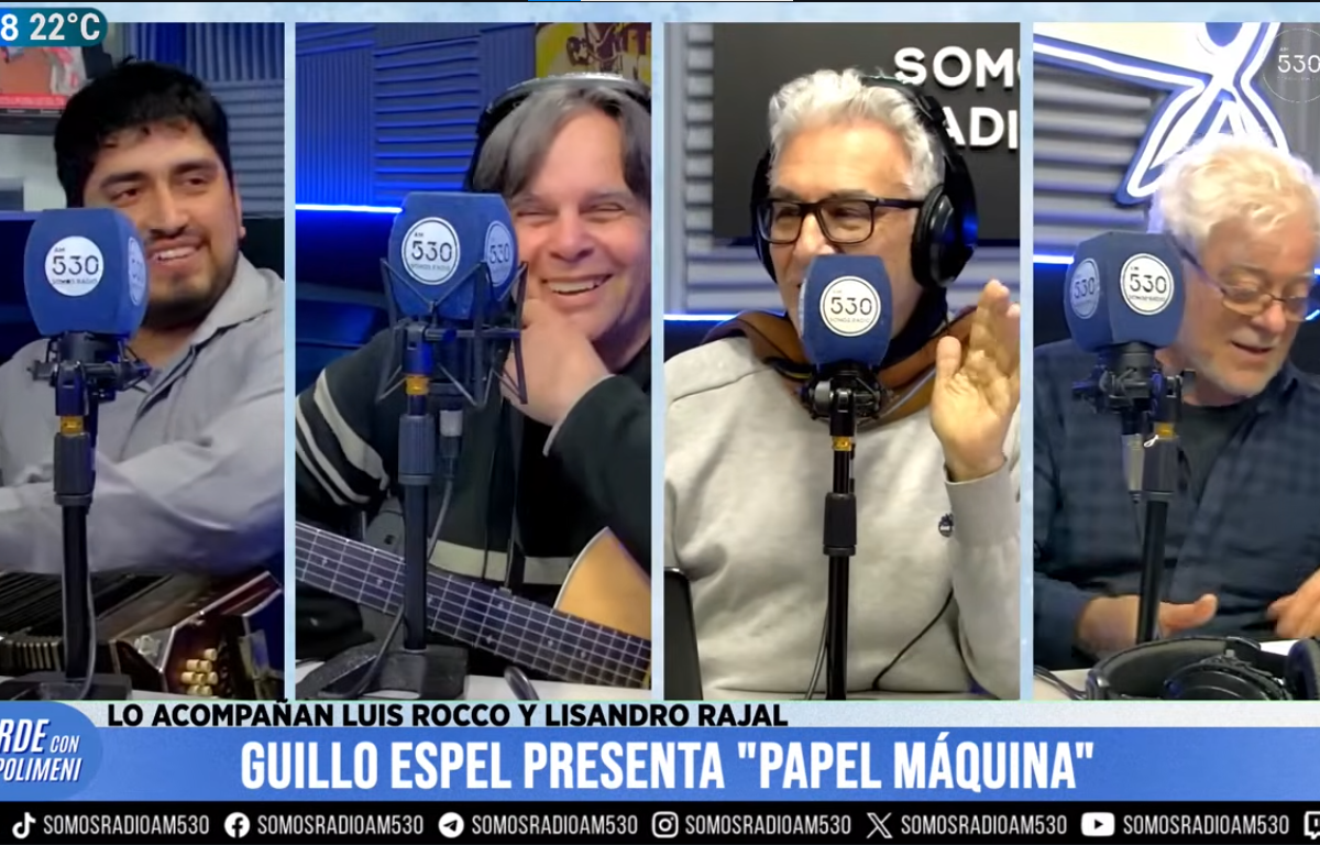 Guillo Espel presenta «Papel Máquina»
