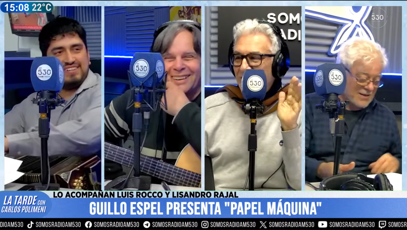 Guillo Espel presenta «Papel Máquina»