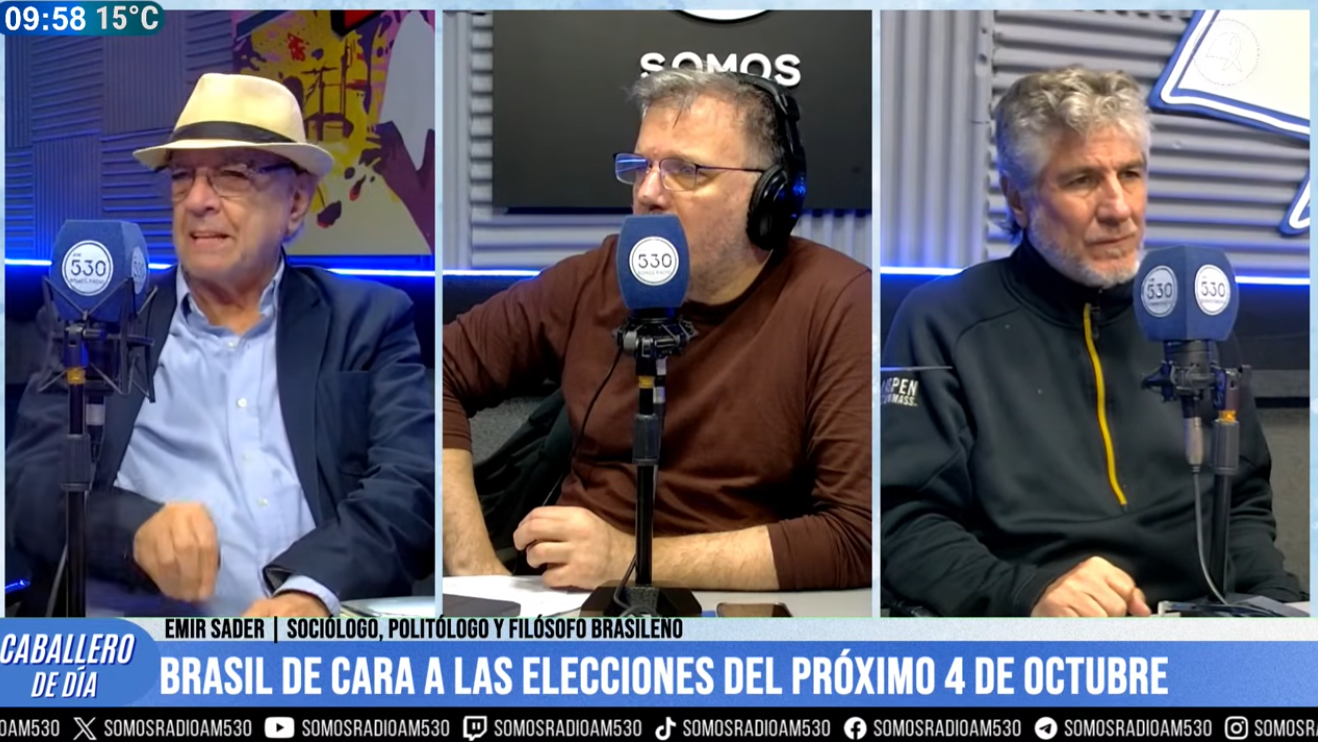 Emir Sader: «Les incomoda que Lula gane, y lo haga en primera vuelta»