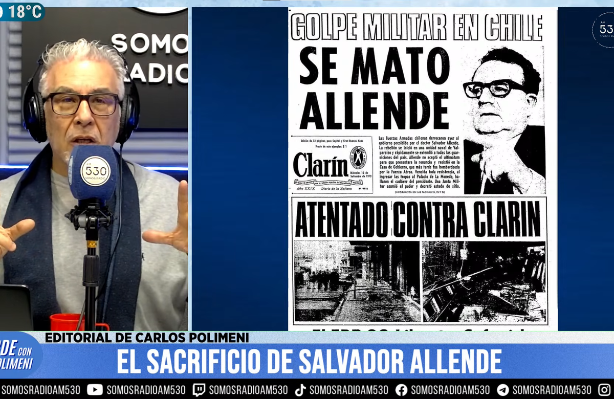 El sacrificio de Salvador Allende