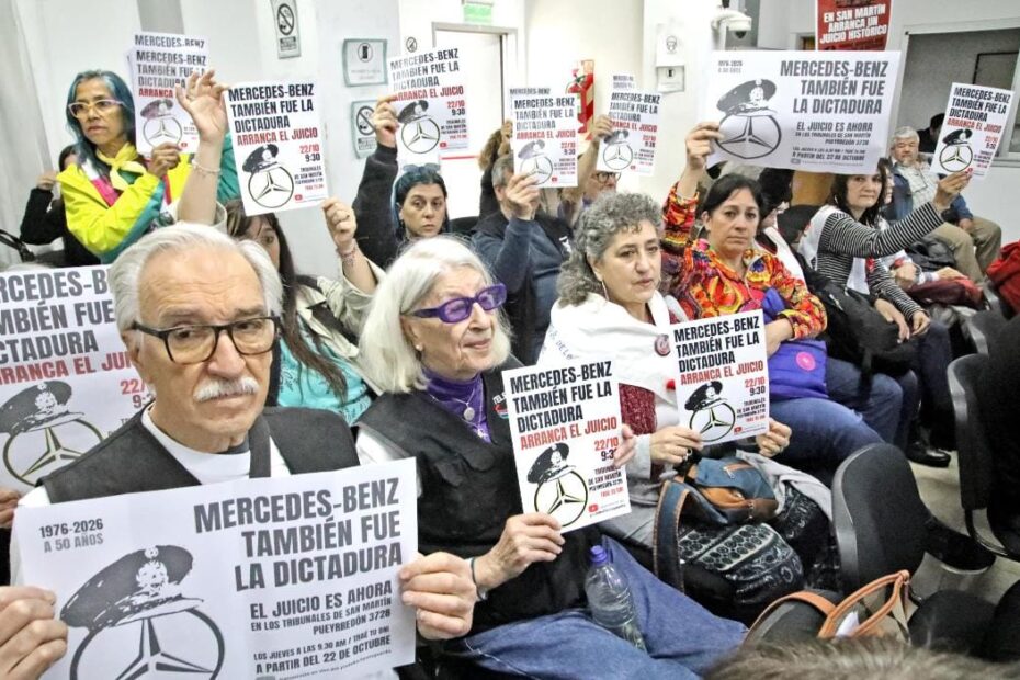 Comenzó el juicio por los trabajadores desaparecidos en Mercedes-Benz