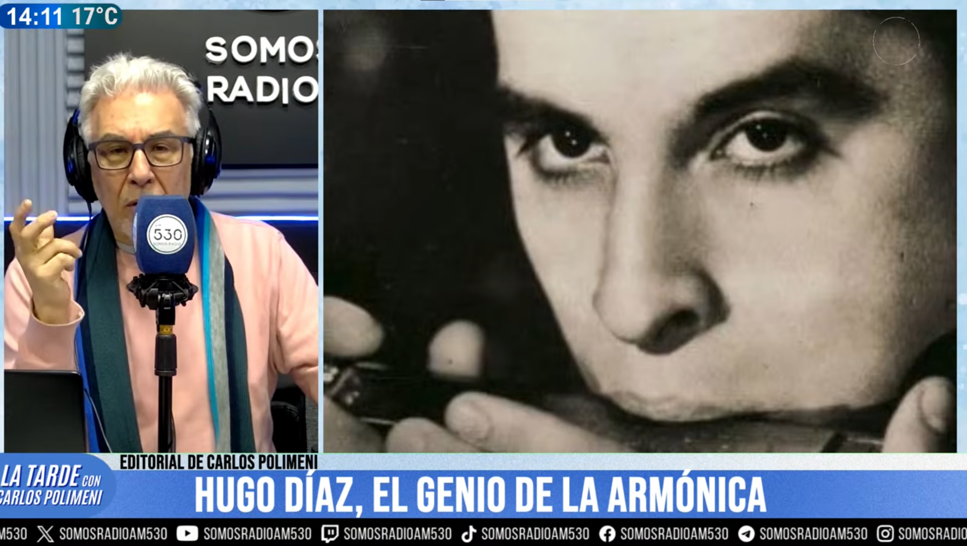 Hugo Díaz, el genio de la armónica