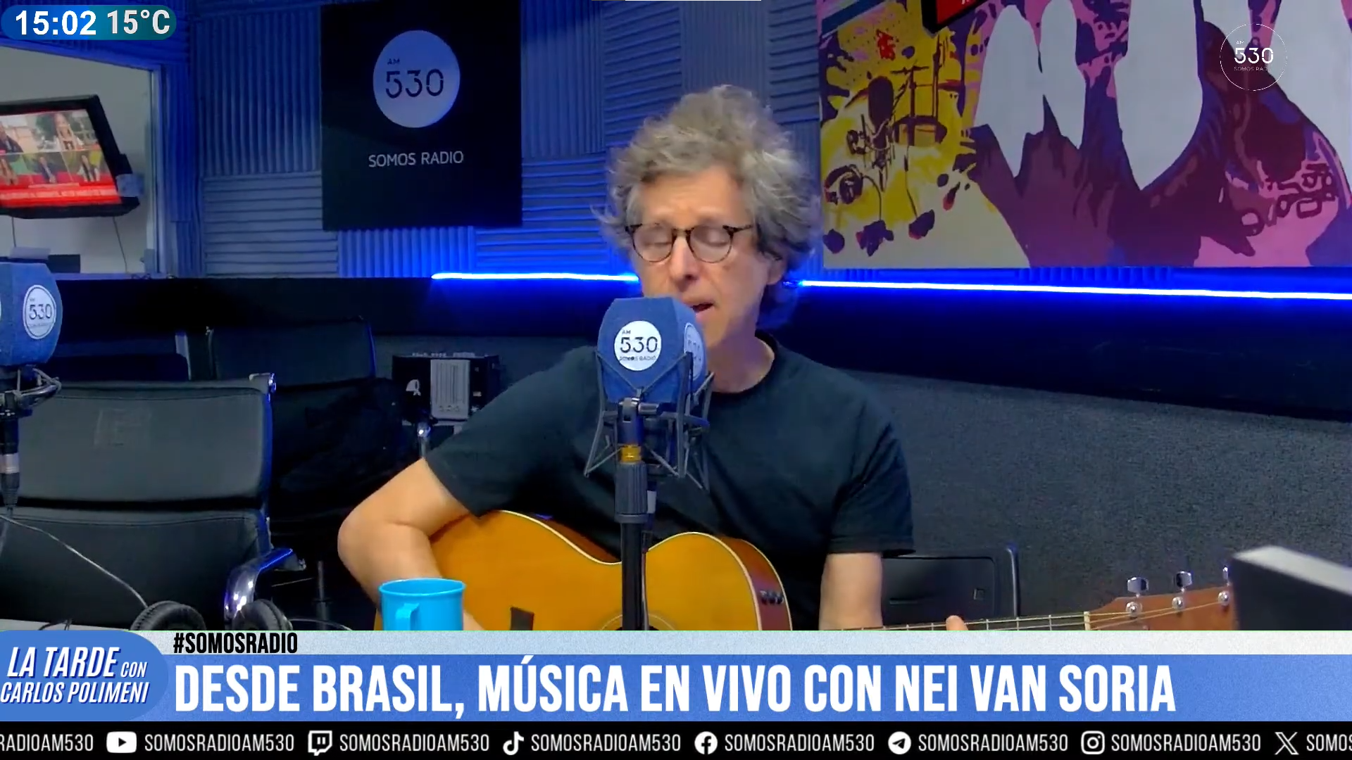Nei Van Soria en La Tarde Con Carlos Polimeni