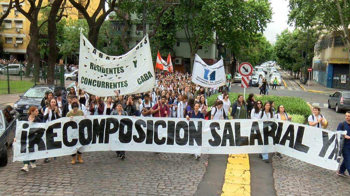 CABA: Residentes reclaman recomposición salarial del 30 por ciento